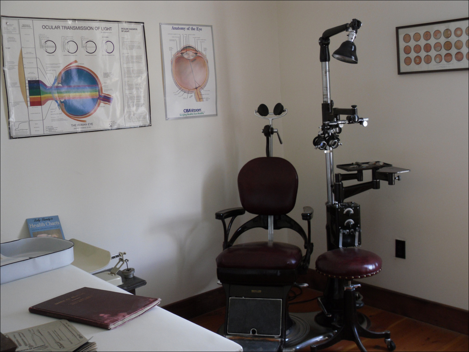 Fort Benton, MT Agriculture Museum-eye doctor's office